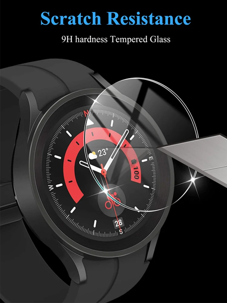 Vetro Temperato Per Samsung Galaxy Watch 5/Pro/4 44Mm 40Mm Proteggi Schermo Antigraffio Impermeabile Galaxy Watch4 Watch5 45Mm