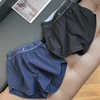 Summer New Casual Shorts Elastic High Waisted Running Women's Sports Shorts Black Loose Quick Drying Breathable Wide Leg Shorts 1