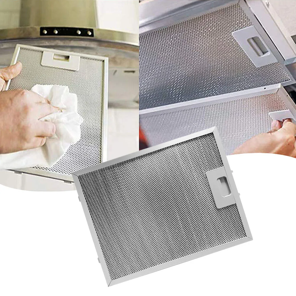 1pc Metal Grease Filter Suitable For Range Hood Exhaust Suction Metal Grease Filter 250X310mm Kitchen Hood Ventilation
