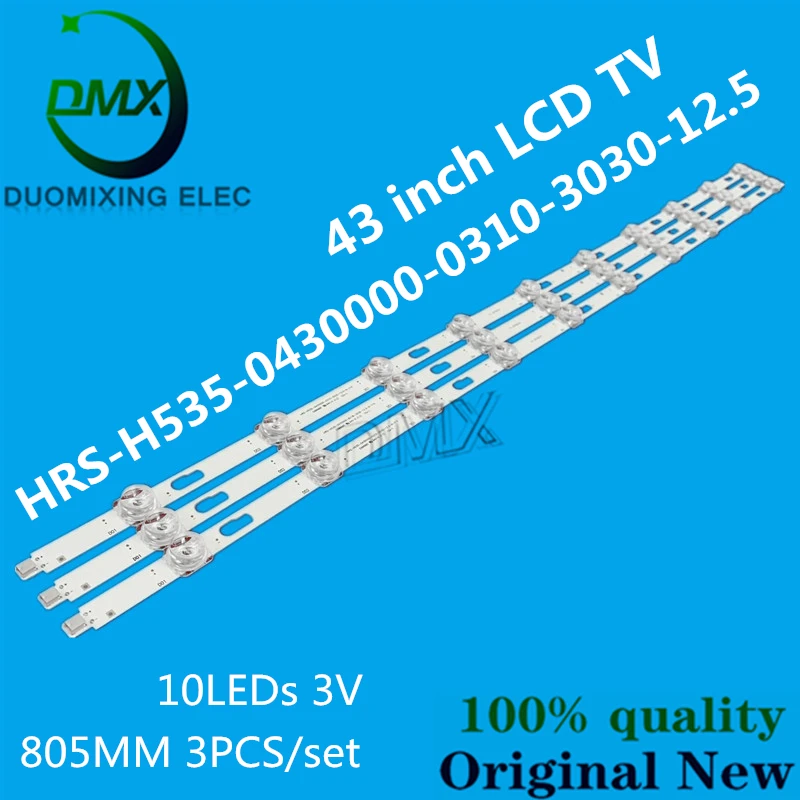 100% Nuovo Per Samsung 43 Pollici Lcd Tv Hrs-H535-0430000-0310-3030-12.5 Hrs-H535-0430000-0310-3030-12.5-N-V10 Lcd Light Bar