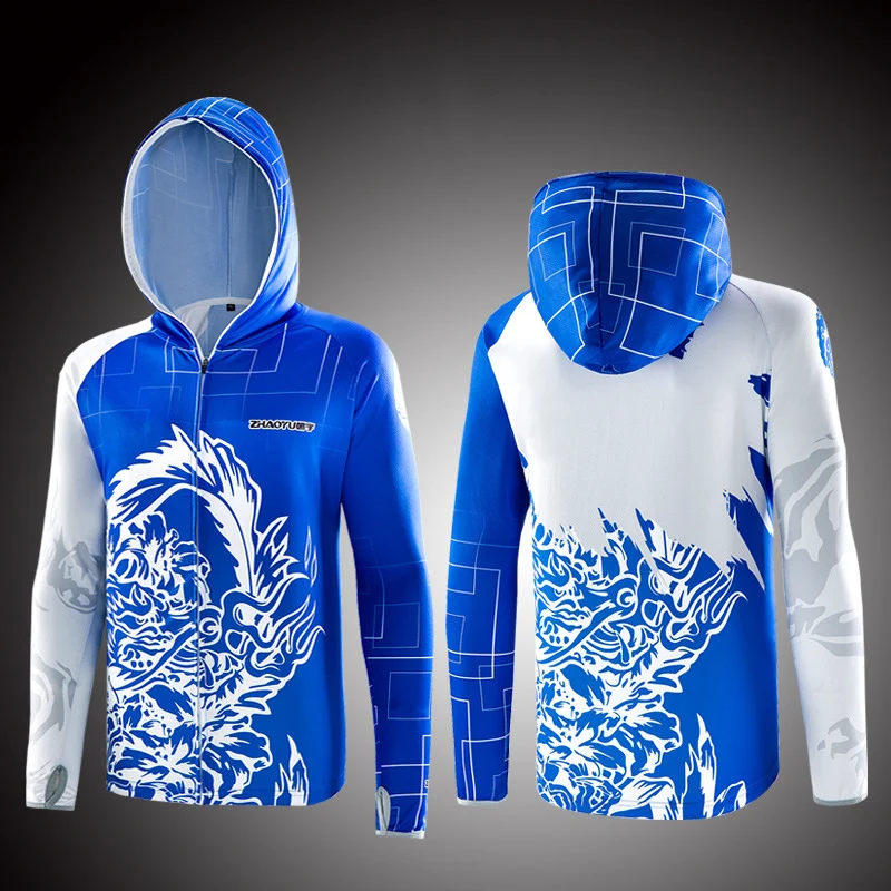 

Men's Sun Protection Jacket Hoodie Quick Drying Breathable Long Sleeve Clothes For Summer Outdoor Camping Hikin