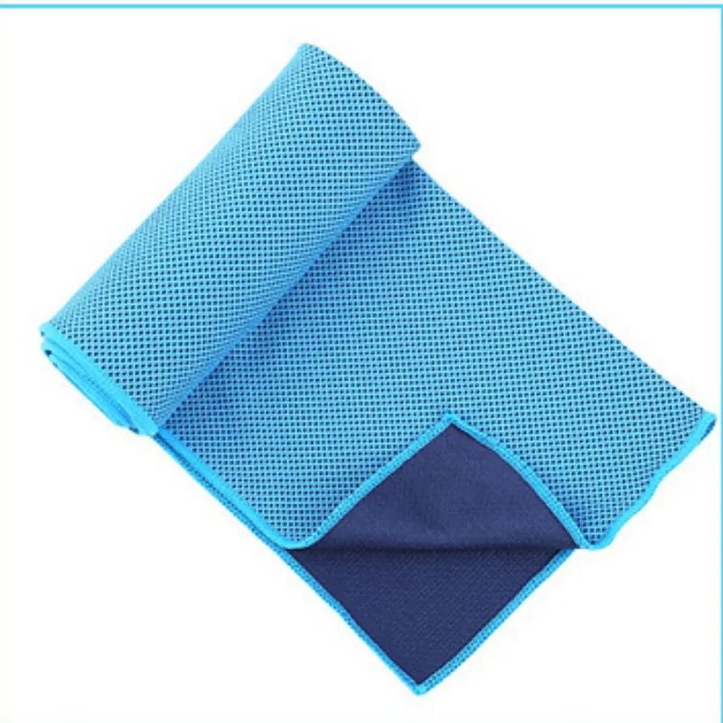 2PCS Ventilation Sports Cooling Towel Gym Quick Drying Run Shawl Sweat Absorption Sunscreen Outdoors Scarf Bicycle Portable Hike