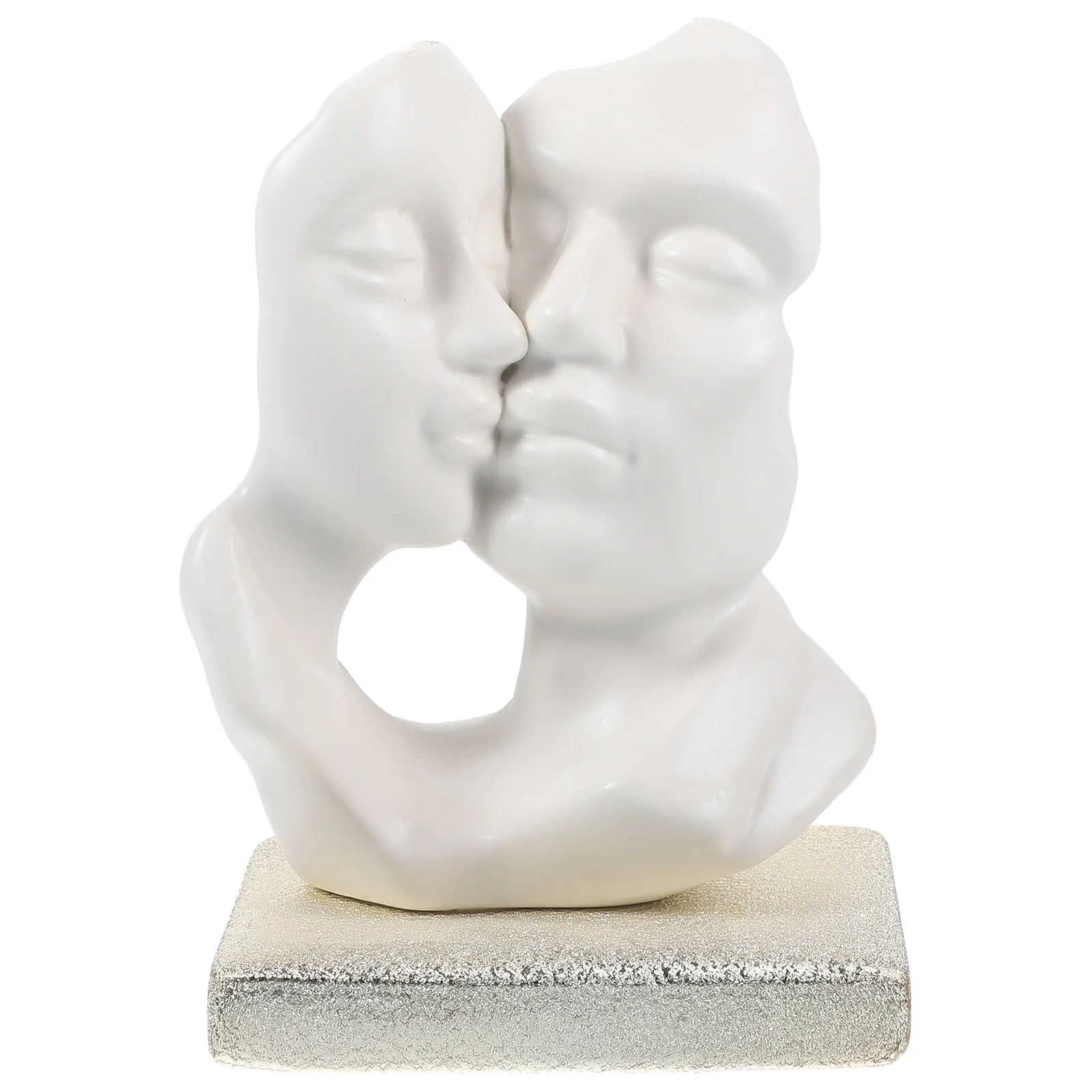 

Couple Ceramic Ornaments Decor for Bedroom Lover Sculpture Acacia Figurine Crafts Ceramics Sculptures