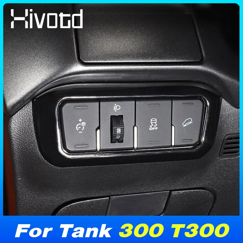 Auto Anteriore Condizionatore D'Aria Uscita Fari Abs Trim Telaio Copertura Parti Per Wey Gwm Serbatoio 300 T300 2022-2023 Accessori Interni