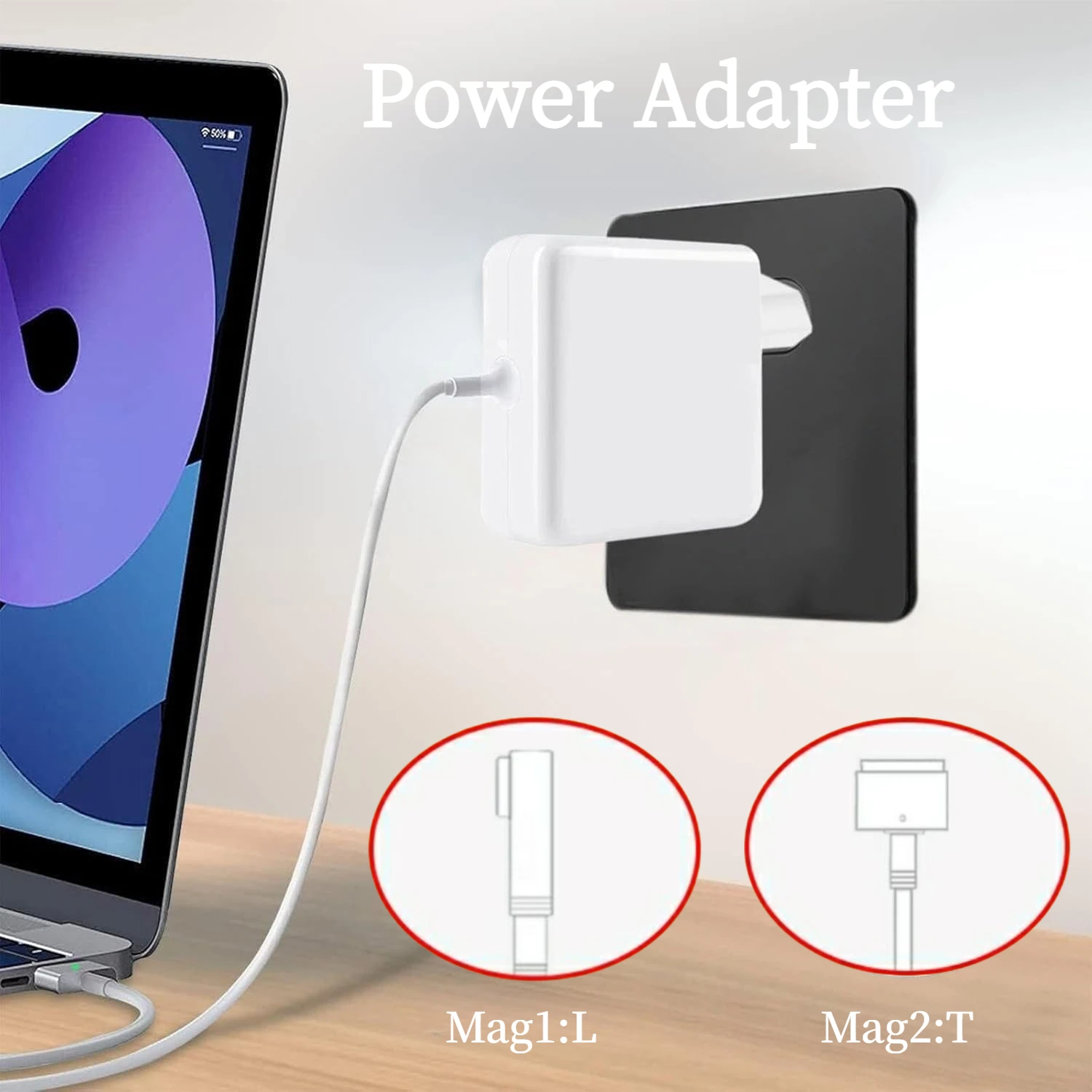 MacBook Air 85W T/L-Tip 충전기 컴퓨터 어댑터와 호환 가능 MacBook Pro/Air 13인치 15인치 및 17인치 모델 A1424 A1398 A1151 A1175