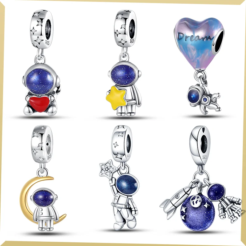 Лидер продаж, подвеска из серебра в виде астронавта