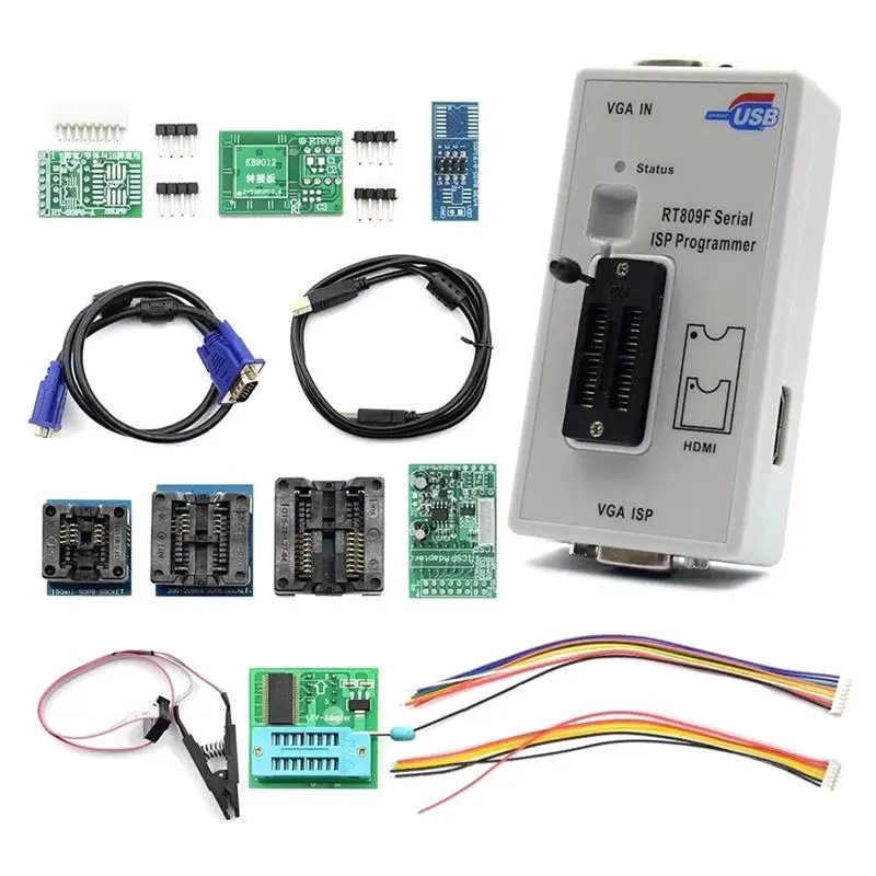 ABLG RT809F Serial ISP Programmer Kit With Adapters Universal ...