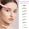 10Pcs Eyebrow Razors Trimmer and 2pcs of Makeup Sponge Puff With Case Face Body Hair Remover Eye Brow Shaver Beauty Tools Kit 2