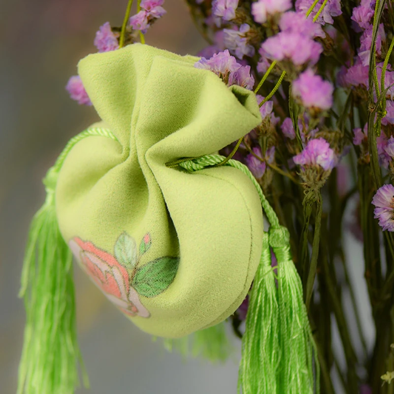 

Ароматная сумка из материала «сделай сам», сумка ручной работы с вышивкой в старинном стиле, Ароматизированная сумка в виде Розы, основа, набор для обучения новичкам