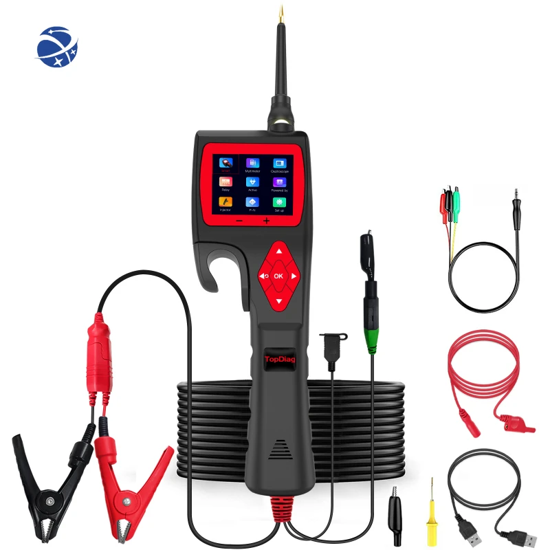 

Automotive circuit tester 9V-30V DC tool power supply probe polarity detection tool short circuit tester diagnostic tool