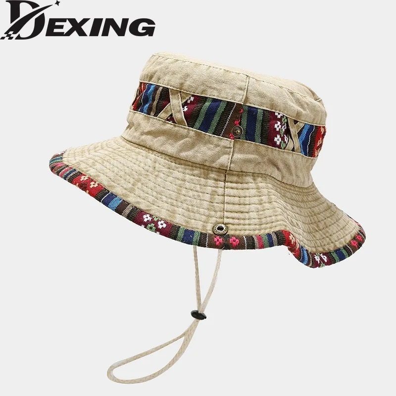 2022 Green Khaki Forest Bucket Hat with 