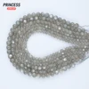A+++ Natural Silver Grey Moonstone 6 8 10mm Loose Beads for Jewelry Making Bracelets Stone Beads DIY Accessories 6