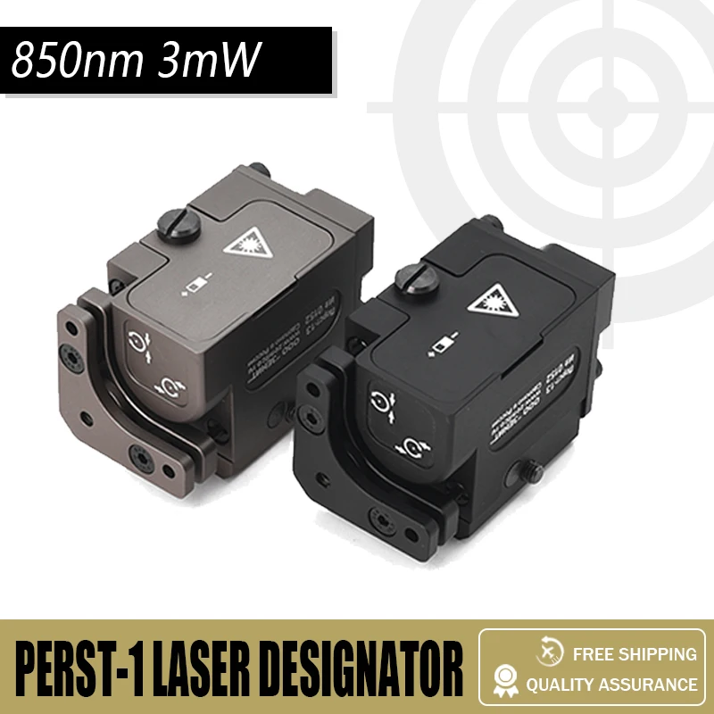 

Perst-1 Green Laser Designator Adjustable Laser Aiming Sight 850nm 3mW for Tactical Airsoft Pistol Picatinny Rail