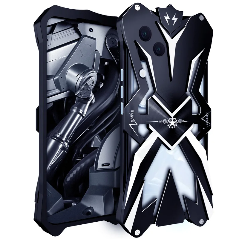 

For Vivo S18 S17 S16 S15 Pro Powerful Shockproof Metal Armor Case For Vivo S17e S16e S17 S16 S15 S12Aluminum Cases Cover Bumper