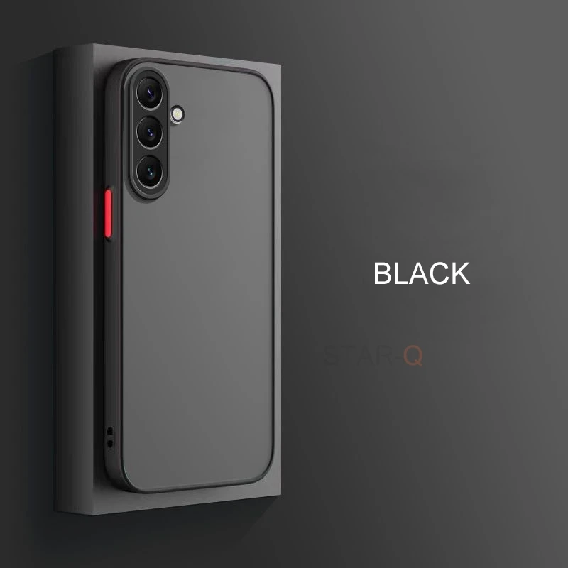 Matte Frosted Silicone Hard Case - Sleek Protective Back Cover