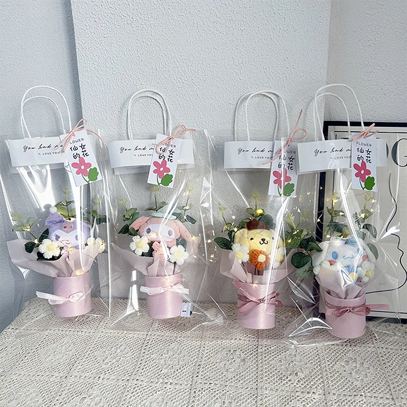 

Мультяшная плюшевая кукла My Melody Kuromi Cinnamoroll Kt Cat, игрушка Sanrio, букет, Подарочная коробка, подарок на день Святого Валентина, Рождество, выпускной