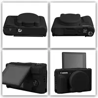 Camera Case for Canon PowerShot SX740 / SX730 Digital Camera, Soft Silicone Protective Bag Removable Lens Cover Accessories 4