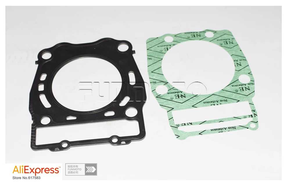 cylinder and cylinder head gasket suit for KAZUMA500ATV/XINYANG500 ATV