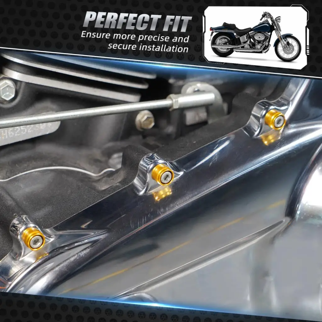 Für Harley Street Glide FLHX Special FLHXS 2017–2023 Primärabdeckungsschraube Dekorative Zierringe Road King FLHR Road Glide FLTRX – Detail 17