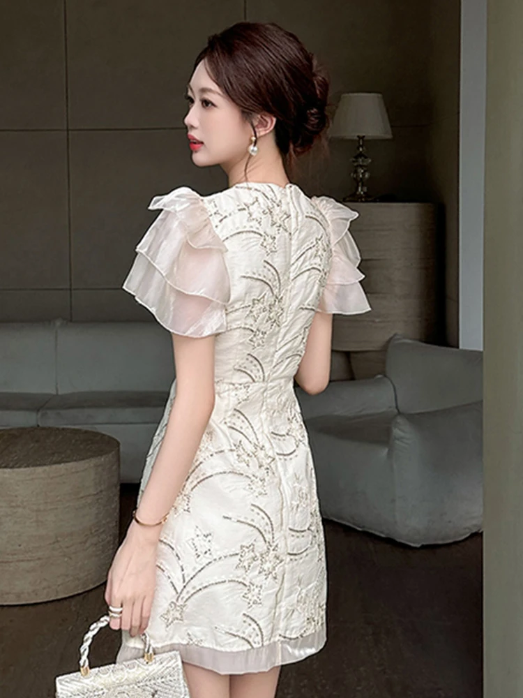 Vestidos Casuales Volados Dresses Vestidos Bolados Cortos