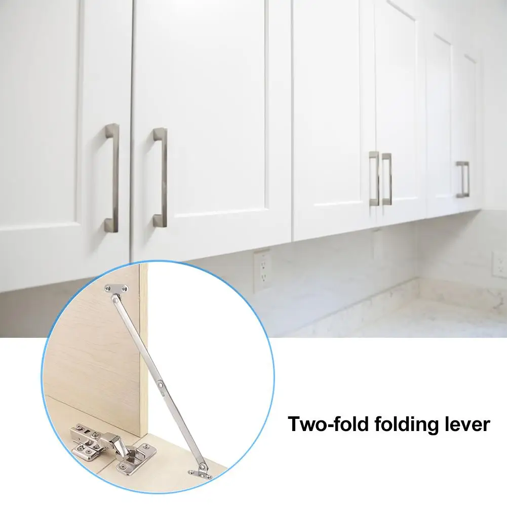 2pcs Left Right Set Folding Drop Front Desk Trunk Lid Support Stays Hinges