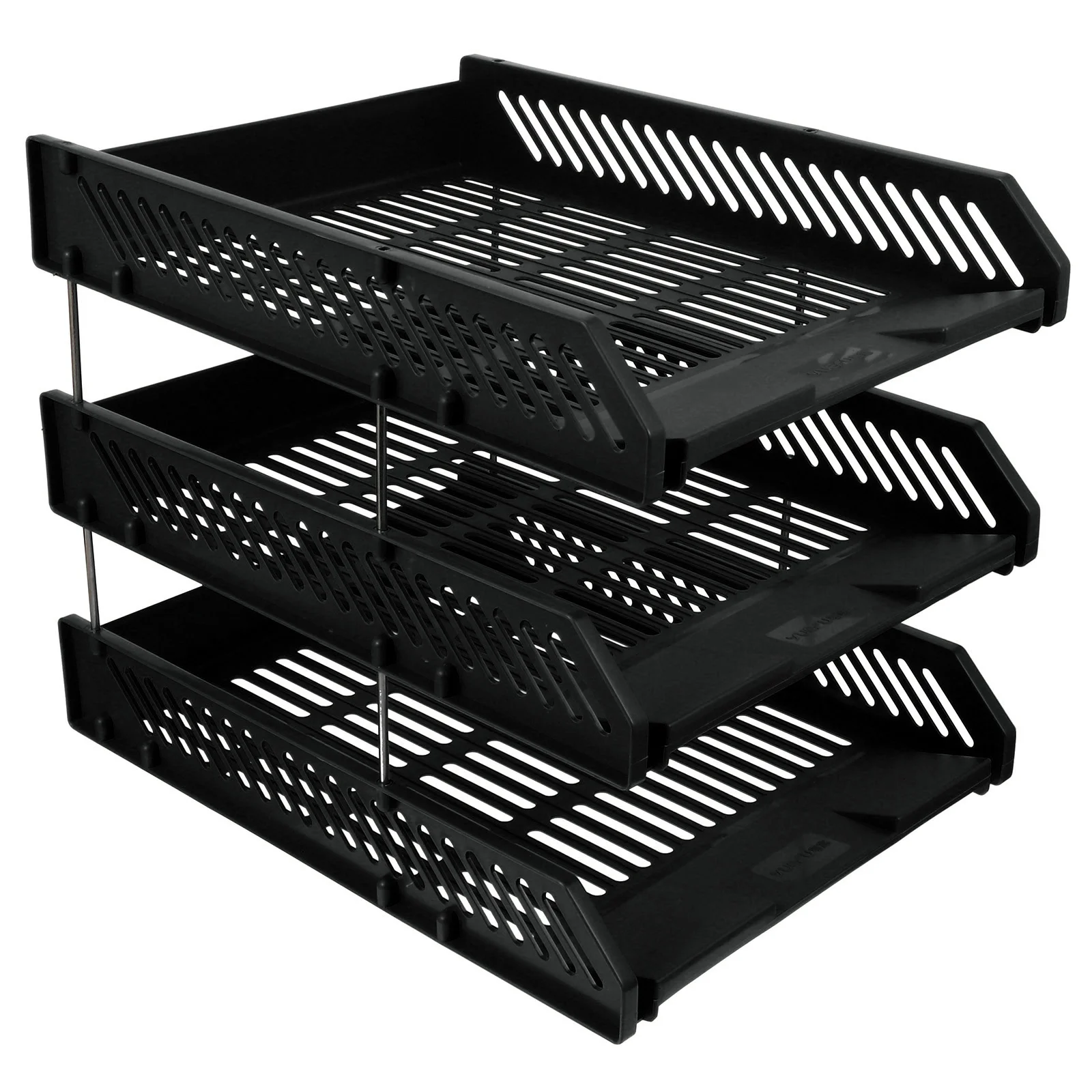 

Desktop File Rack Company Tray Holder for Office 3 Tier 3-Tier Organizer Decor Document Supplies Cabinets