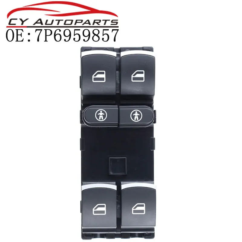 

7P6959857 Новый электрический выключатель стеклоподъемника для VW Sharan 2011-2016 Touareg Touran для Seat Alhambra 2011-2016