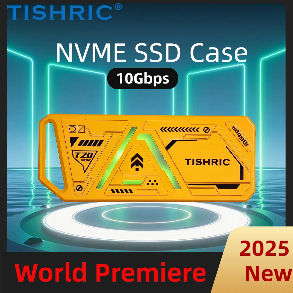 TISHRICT2010GbpsSSDNVMEM2HardDriveEnclosureRGBCNCUSB3.0ToTypeCHddBoxForM.22230224222602280HardDiskCase-AliExpress7