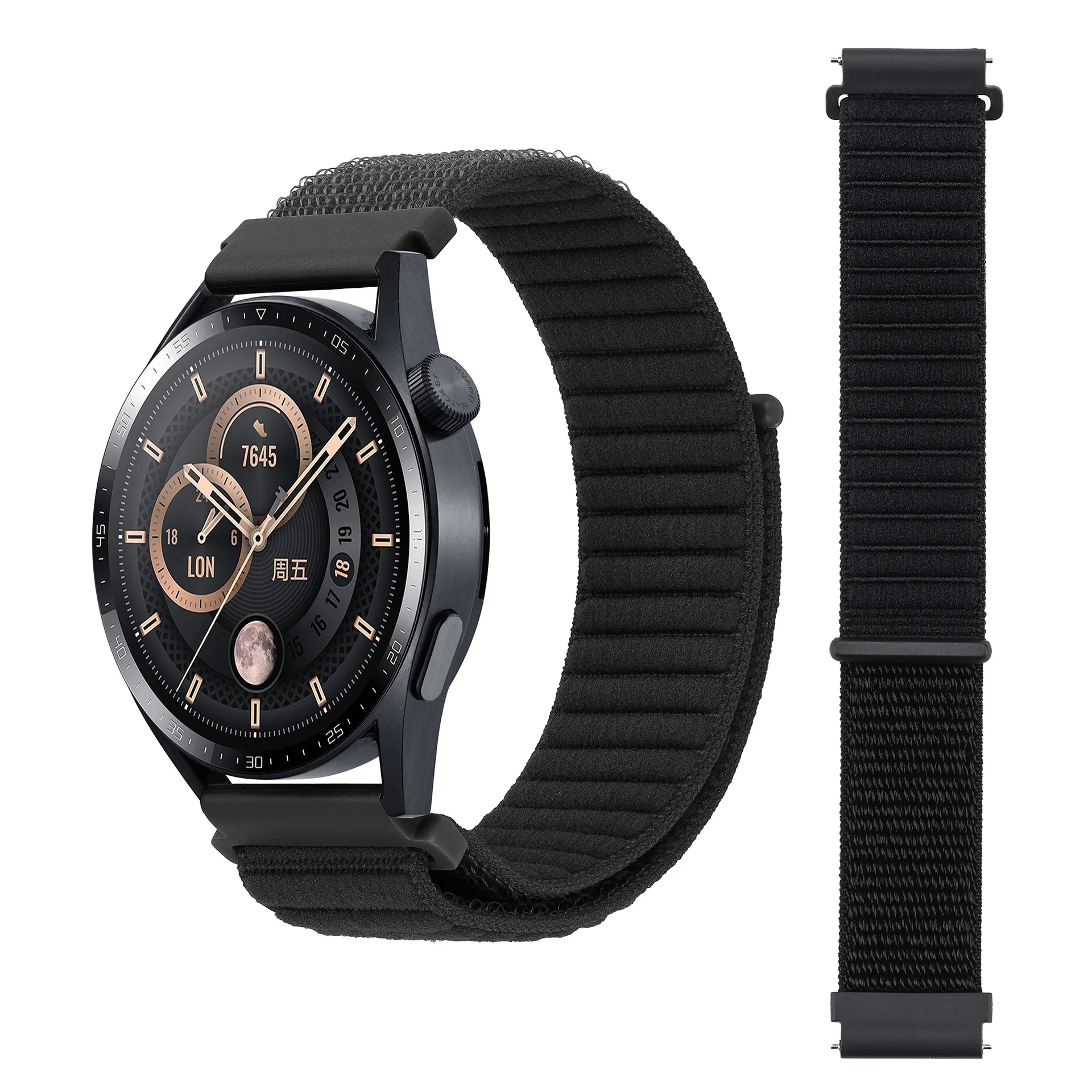 Enhanced Velcro Breathable Unisex Nylon Watch Strap