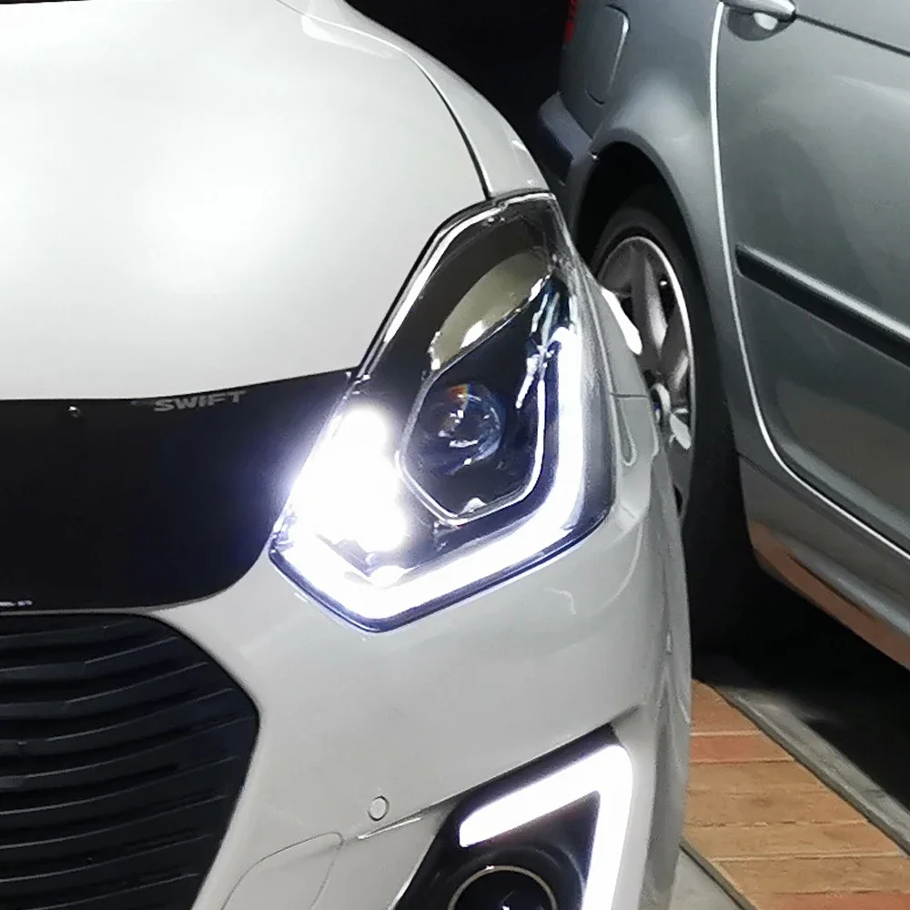 Car Front Lamps For Suzuki Swift 2017-2023 LED Auto Headlights Assembly Upgrade High Quality Bifocal Projector Lens Accessories 5 Car Front Lamps For Suzuki Swift 2017-2023 LED Auto Headlights Assembly Upgrade High Quality Bifocal Projector Lens Accessories 5