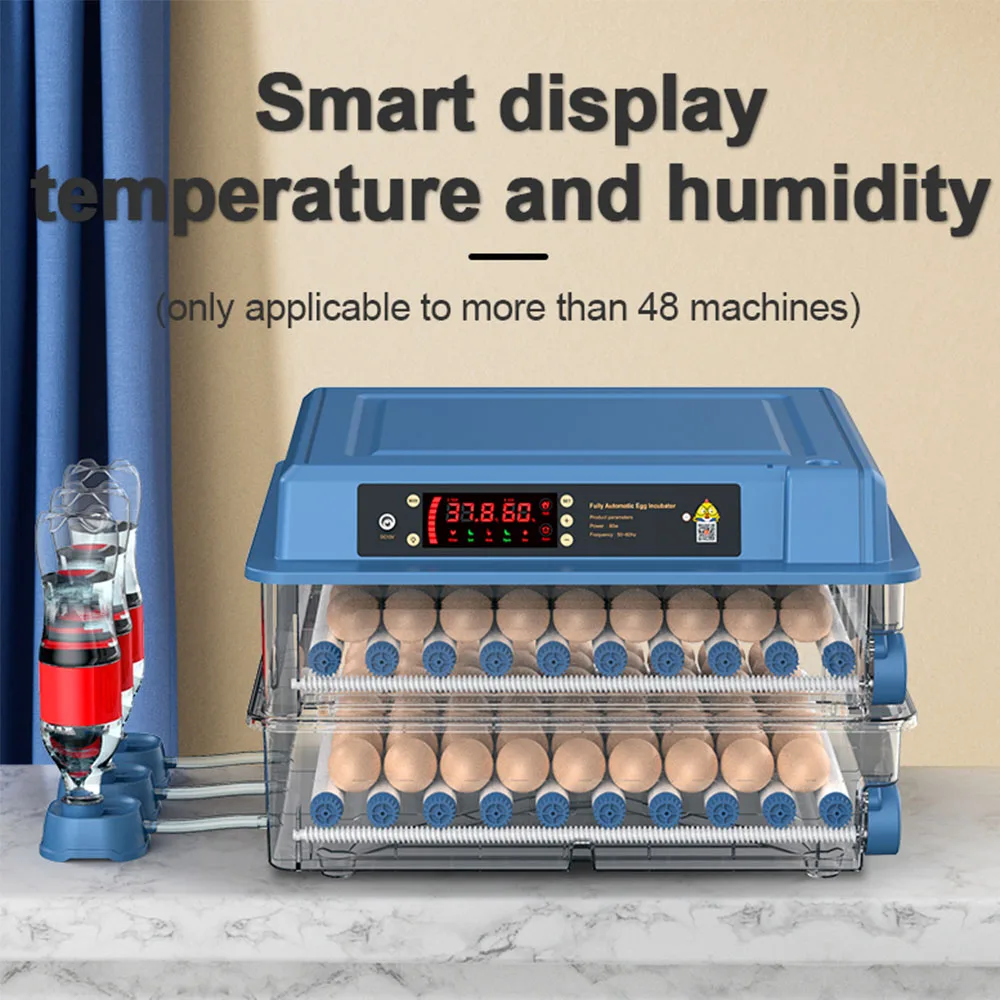 36 Eggs Incubator With Drawer Type Mini Egg Incubator With Automatic Water Ionic Waterbed Replenishment And Temperature Control Egg Incubator