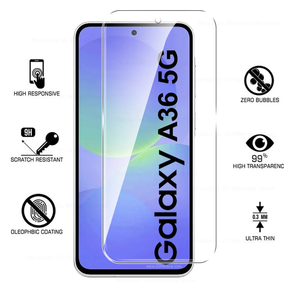 Premium 6-in-1 Tempered Glass Screen & Camera Protector
