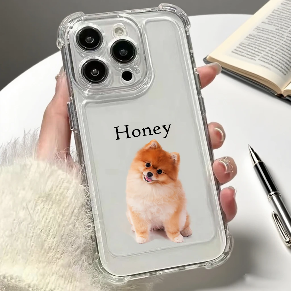 Capa Iphone Personalizada com Foto e nome Pet - Love Bichinho