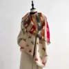 New Luxury Winter Two-Sided Cashmere Long Fringe Scarves High Quality Women Thicken Wrap Shawl Ladies Pashmina Warm Scarf