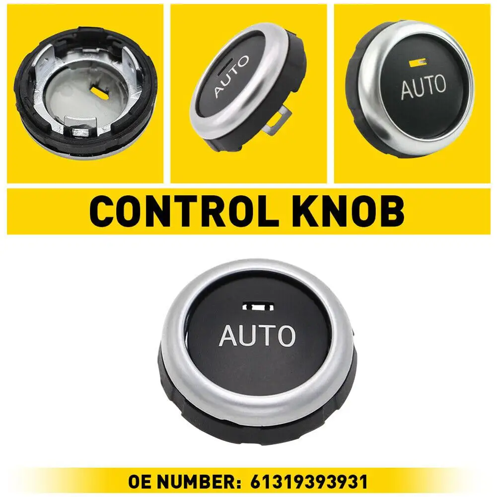 Car Air Conditioner Climate Control Button Knob Switch Cover Parts Compatible For Bmw 5 6 7 Series X5 X6