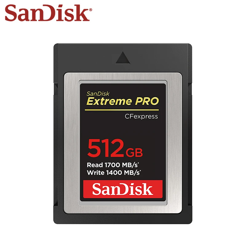 SanDisk ͽƮ  Ÿ B ī޶ CFexpress ī, 4K  CFe  ī,  64GB 128GB 512GB XQD SLR ޸ ī