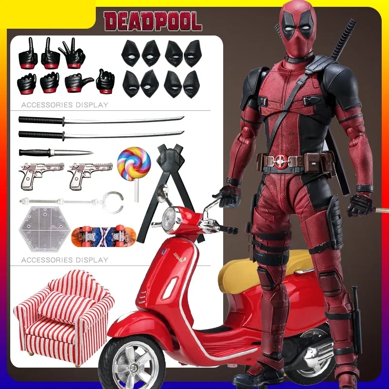 thumbnail image 1 of En existencia Hot Toys Deadpool y Wolverine X-Men Figura de acción Marvel Super Hero Figurita Modelo Juguetes Colección Regalo de Navidad, 1 of 5