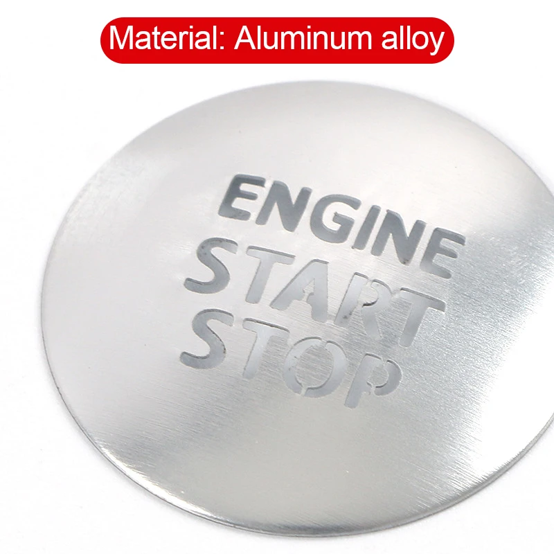 Hybrid Car Engine Start/Stop Button Ring Cover Circle Case