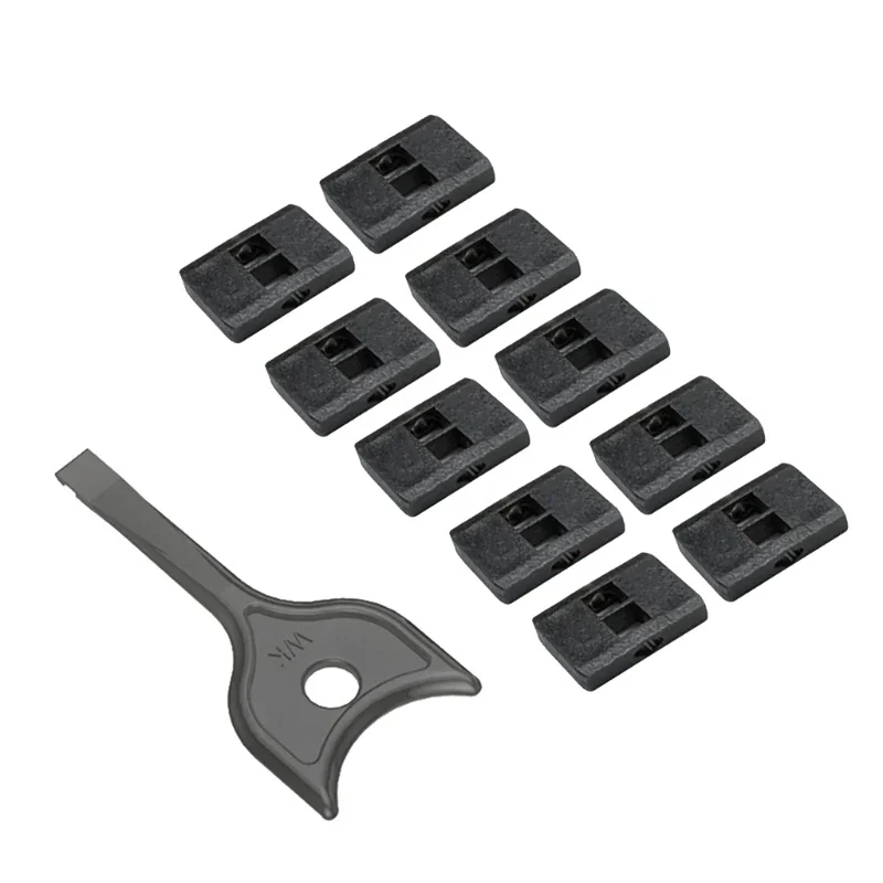 Pack of 10 USB Port Blockers With Key USB Lock for PC Laptop Data Protections