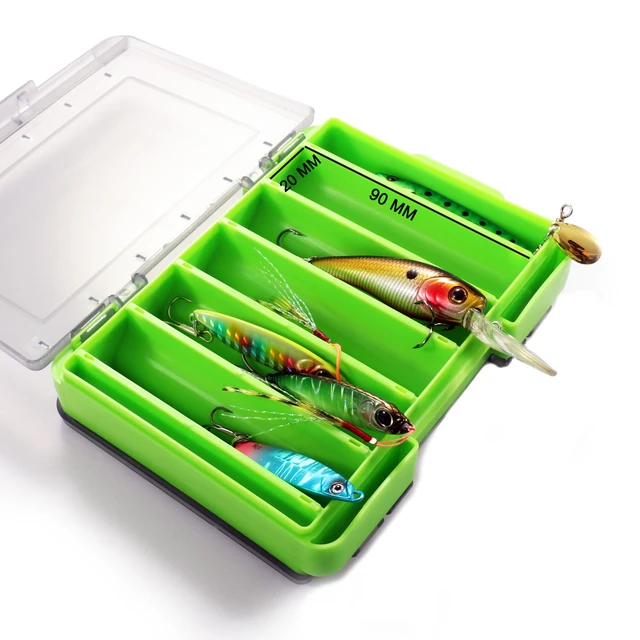 Fishing Tackle Boxes Lure Storage Double Sided Open Case Compartments Pesca  Tool Box Container Baits Gear Carp Accesorios - AliExpress