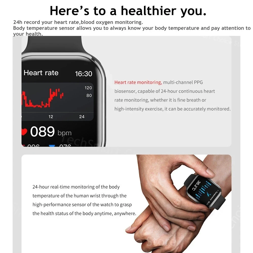 2024 Smart Watch 9 Mini Men Ultra Series 9 NFC Always On Display Heart Rate BT Call Waterproof Women Smartwatch For Android IOS 4