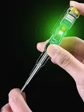  Intelligent Voltage Tester Pen Non-contact Induction Digital Power Detector Pencil Electric Screwdriver Probe Circuit Indicator 