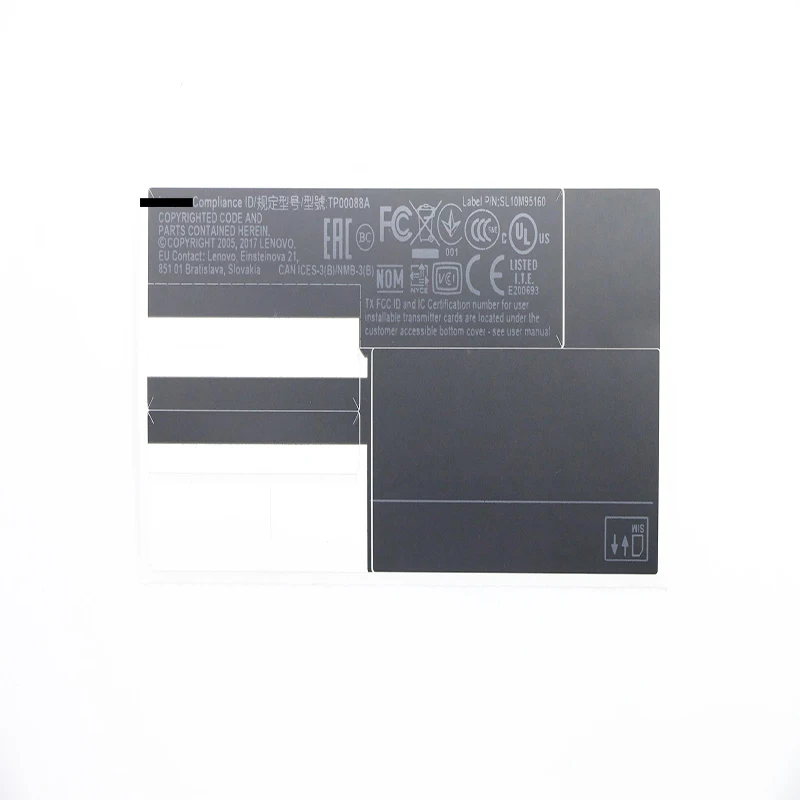 01AX950 C-cover For Thinkpad T470 Palmrest Top Front Cover W/FPR Keyboard Cover Lenovo Replacement Parts AM12D000100