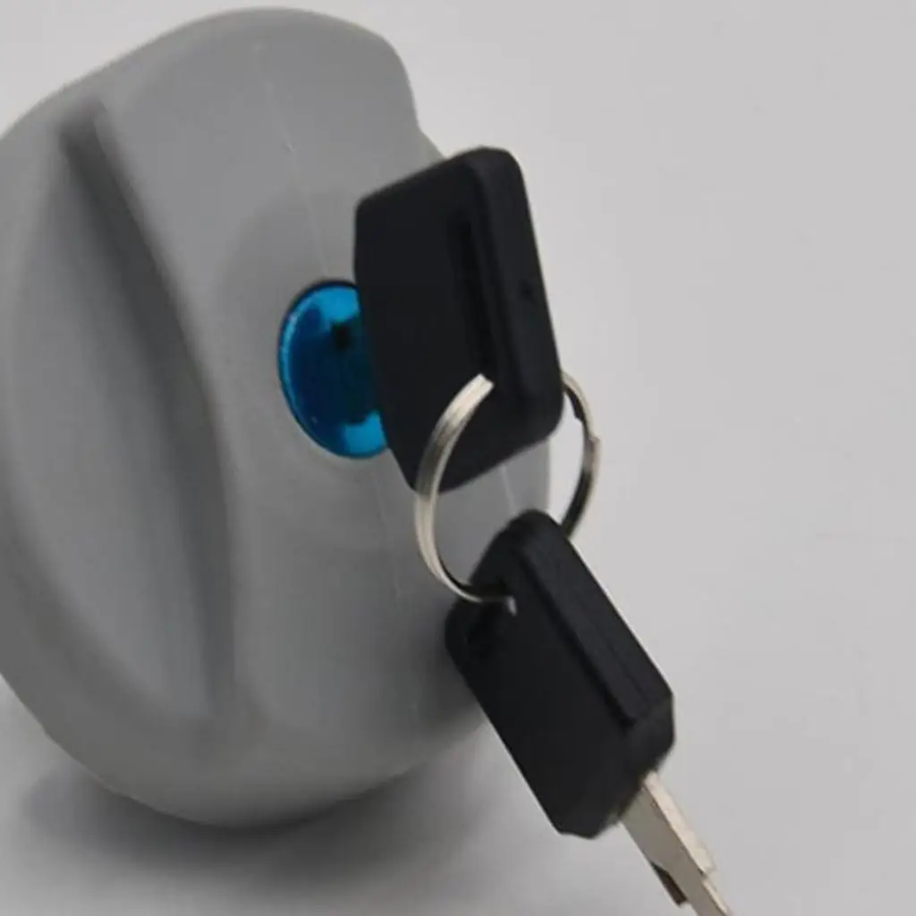 엔진 연료 탱크 필러 캡 누출 방지 플라스틱 커버(복스홀 오펠 아스트라 H 시그넘 콤보 벡트라 B C용 키 2개 포함)