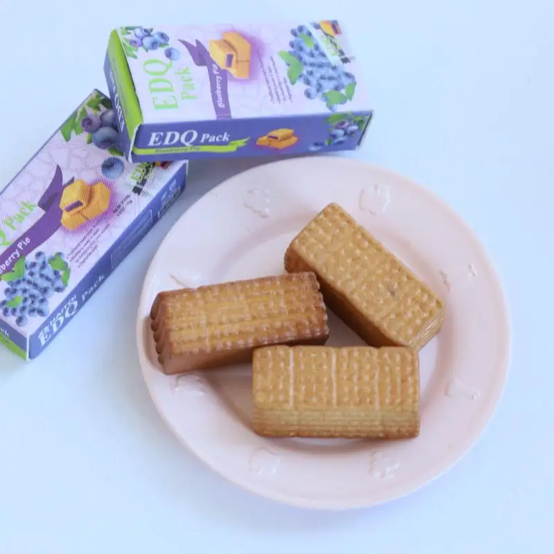8PCS Dollhouse Miniature Cute Biscuit Cookies Model Pretend Food for 1/6 Blyth BJD Doll Kitchen Toys