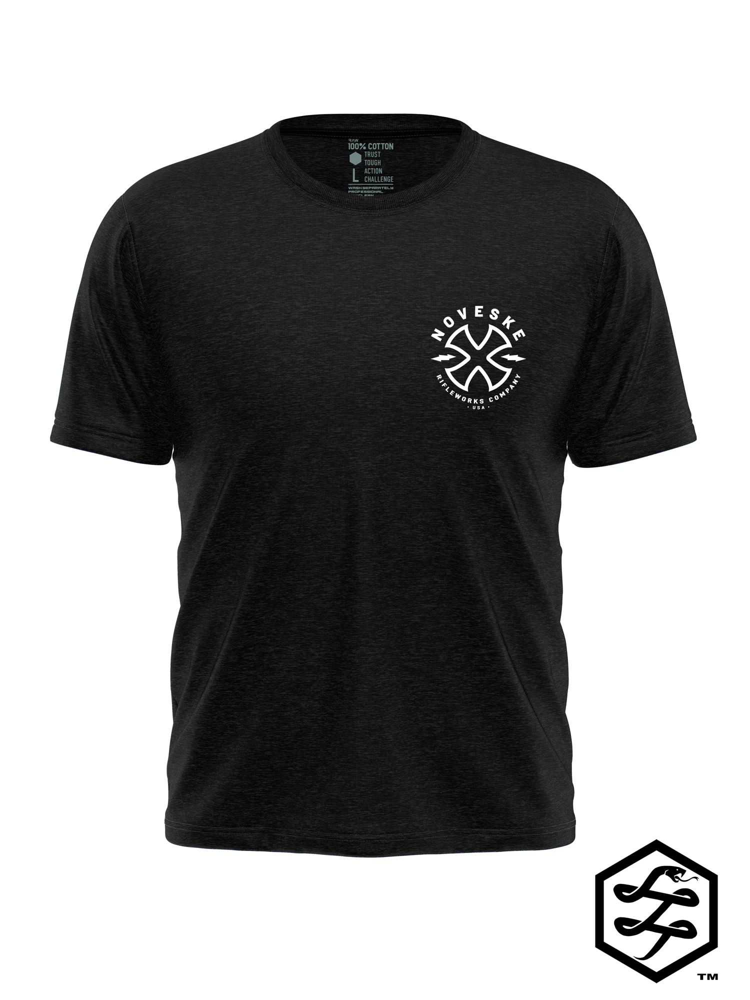 Noveske Rifleworks Company Herren T-Shirts Streetwear 100 % Baumwolle Lose Tops Atmungsaktives T-Shirt Militärbegeisterte – Detail 7