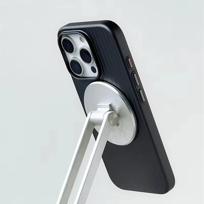 Koffer welle telefon fall für iphone 17 16 15 14 plus 13 12 11 pro max abdeckung Luxus Kunststoff funda PC fällen carcasa – Detail 6