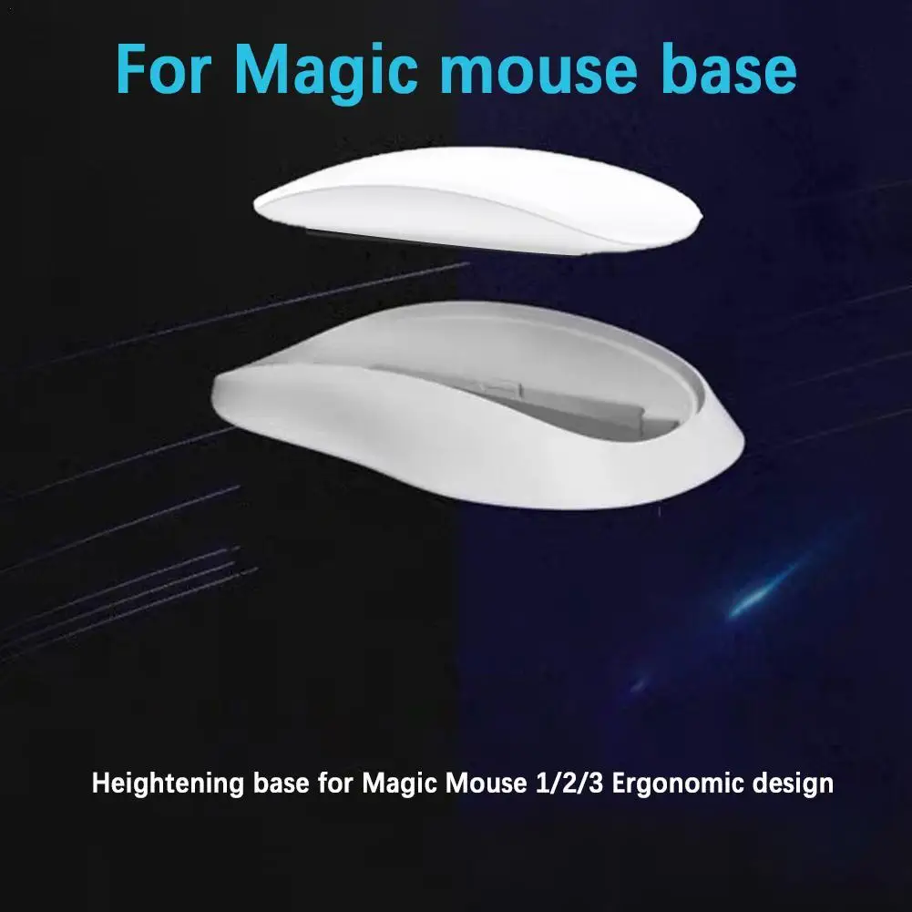 Base Rialzante Per Apple Magic Mouse 1 2 3 Design Ergonomico Shell Aumenta L'Altezza Del Mouse Poggiapolsi Rialzato Ottimizza La Sensazione