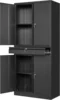 Metal Garage Storage Cabinet and Adjustable Shelves,Tool Storage Cabinet with Drawer-71"Steel Locking for Garage 1