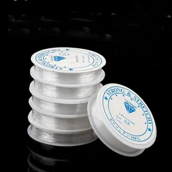 0.5-1.0mm Elastic Cord Beading Thread Stretch String Fibre Crafting Line Jewelry Making DIY Bracelets